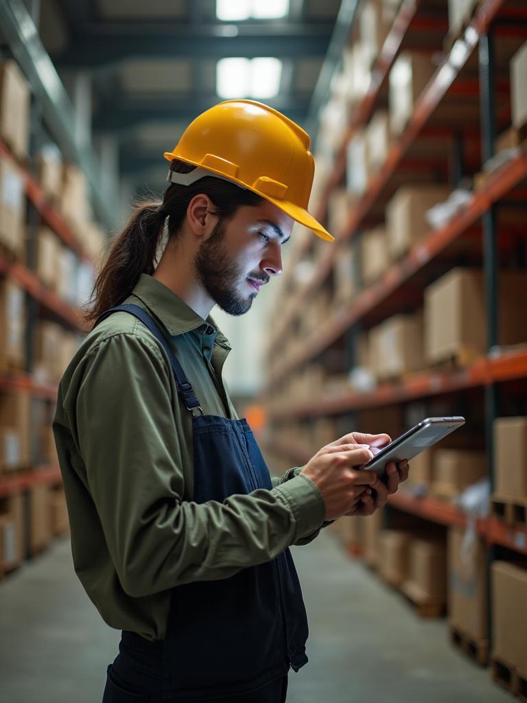 High-visibility safety workwear in an operations and supply setting